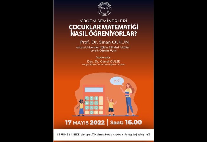 Yögem Semineri: Çocuklar Matematiği Nasıl Öğreniyorlar?